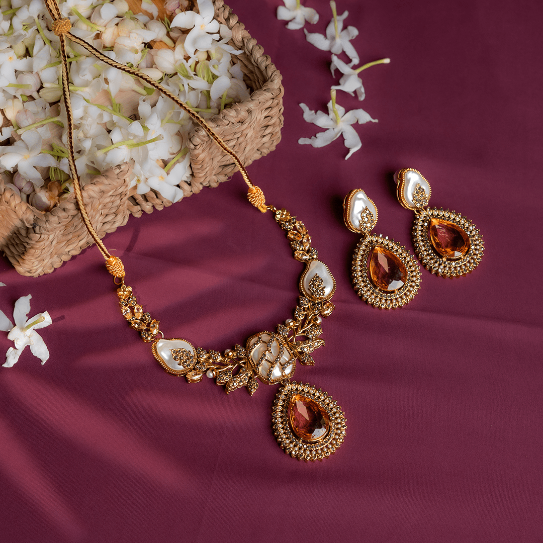 Sapphire Muse Necklace Set