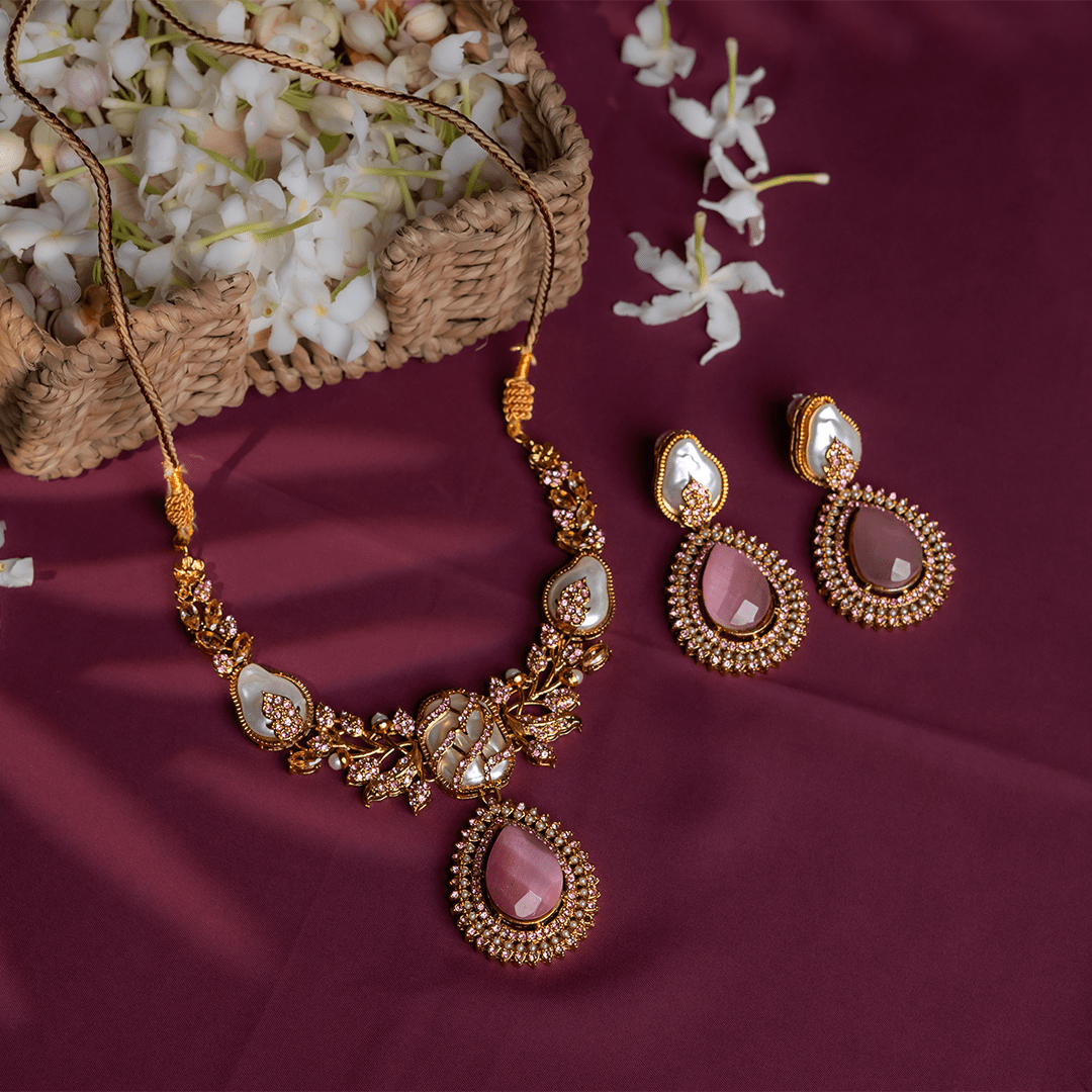 Sapphire Muse Necklace Set