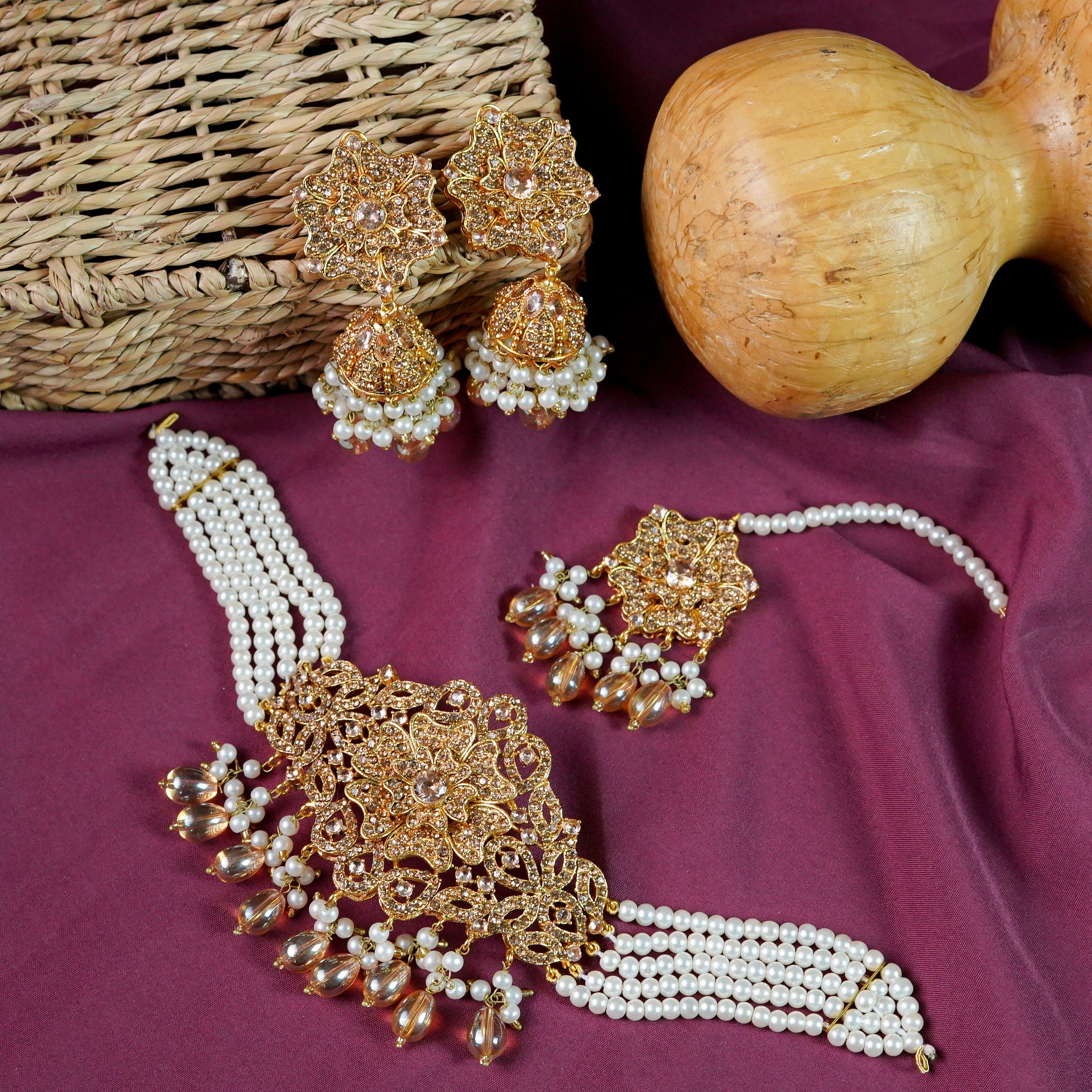 Royale Blossom Choker Set